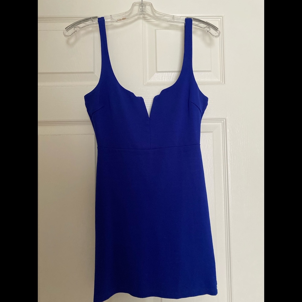 Royal blue dress